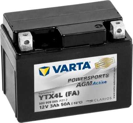 Varta 503909005A512 - Стартов акумулатор vvparts.bg
