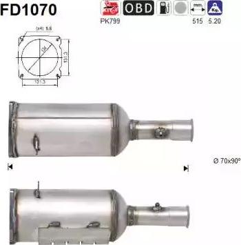 VEGAZ PGK-342SIC - Филтър за сажди / твърди частици, изпускателна система vvparts.bg