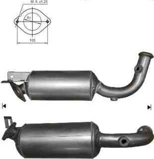 VEGAZ RK-898SIC - Филтър за сажди / твърди частици, изпускателна система vvparts.bg