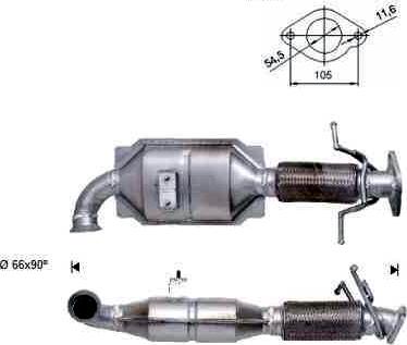 VEGAZ VOK-946 - Катализатор vvparts.bg