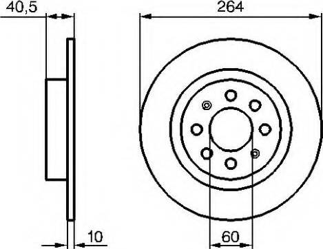 VEMA 98610 - Спирачен диск vvparts.bg