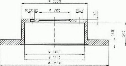 VEMA 98036 - Спирачен диск vvparts.bg