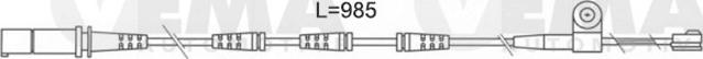 VEMA 117518 - Предупредителен контактен сензор, износване на накладките vvparts.bg