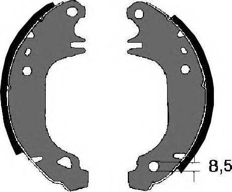 VEMA 84311 - Комплект спирачна челюст vvparts.bg