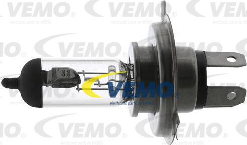 Vemo V99-84-0007 - Крушка с нагреваема жичка, фар за дълги светлини vvparts.bg