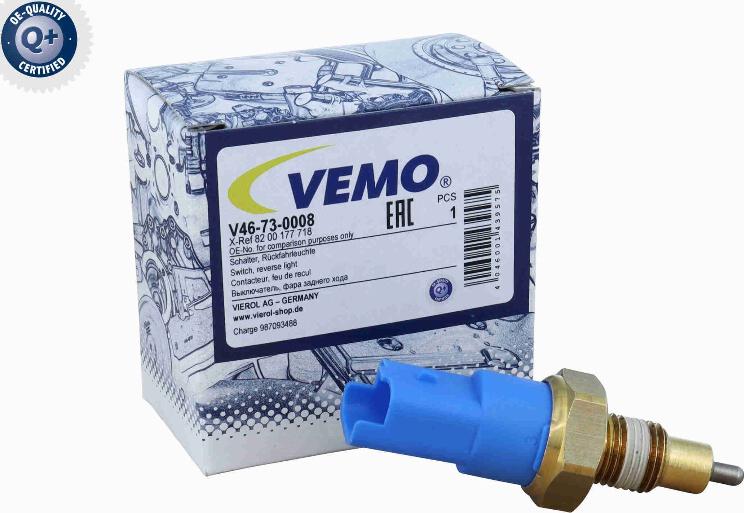 Vemo V46-73-0008 - Включвател, светлини за движение на заден ход vvparts.bg