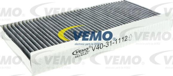 Vemo V40-31-1112 - Филтър купе (поленов филтър) vvparts.bg