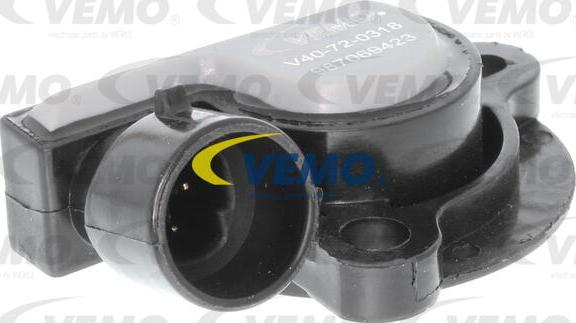 Vemo V40-72-0318 - Датчик, положение на дроселовата клапа vvparts.bg