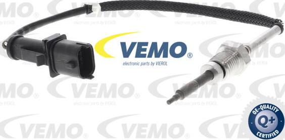 Vemo V40-72-0297 - Датчик, температура на изгорелите газове vvparts.bg