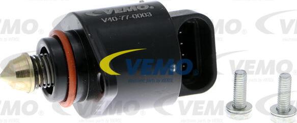 Vemo V40-77-0003 - Регулиращ клапан на свободния ход, захранване с въздух vvparts.bg