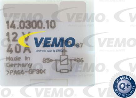 Vemo V15-71-0004 - Реле, допълнителна работа на вентилатор на радиатора vvparts.bg