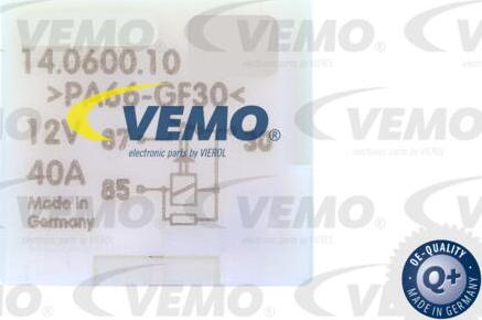 Vemo V15-71-0006 - Реле, допълнителна работа на вентилатор на радиатора vvparts.bg