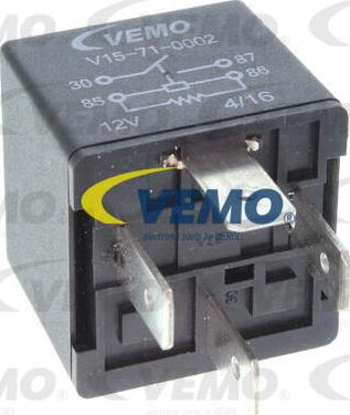 Vemo V15-71-0002 - Реле, работен ток vvparts.bg