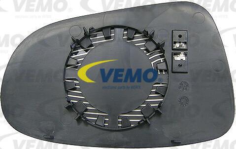 Vemo V10-69-0137 - Стъкло на огледало, външно огледало vvparts.bg