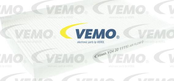 Vemo V24-30-1111 - Филтър купе (поленов филтър) vvparts.bg