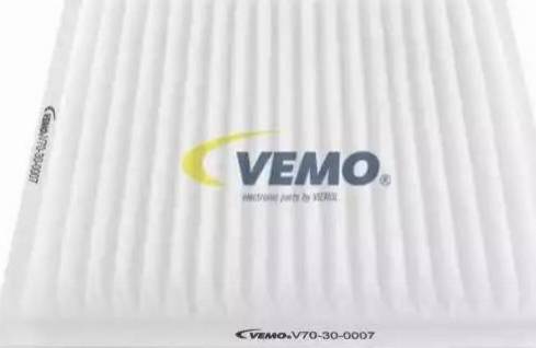 Vemo V70-30-0007 - Филтър купе (поленов филтър) vvparts.bg