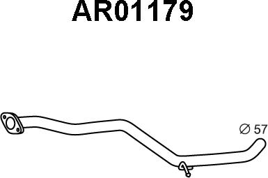 Veneporte AR01179 - Изпускателна тръба vvparts.bg