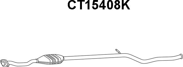 Veneporte CT15408K - Катализатор vvparts.bg