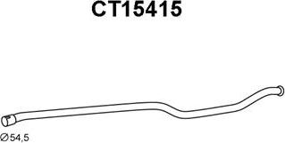 Veneporte CT15415 - Ремонтна тръба, катализатор vvparts.bg