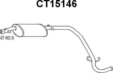 Veneporte CT15146 - Крайно гърне vvparts.bg