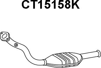 Veneporte CT15158K - Катализатор vvparts.bg