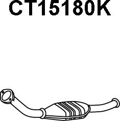 Veneporte CT15180K - Катализатор vvparts.bg