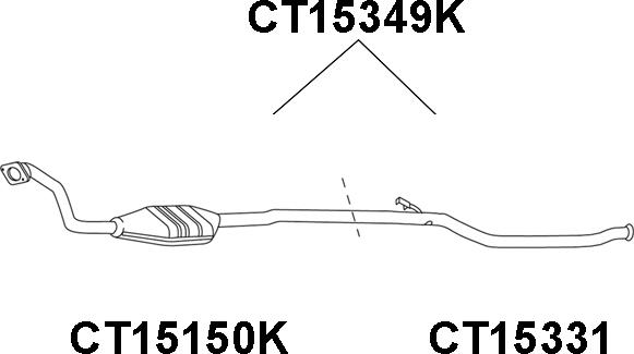 Veneporte CT15349K - Катализатор vvparts.bg