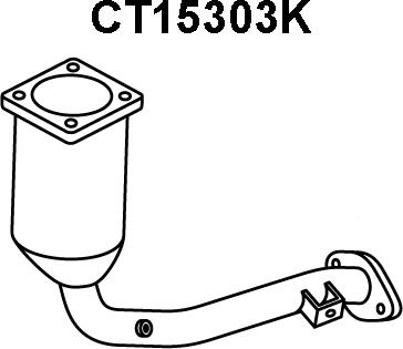 Veneporte CT15303K - Катализатор vvparts.bg