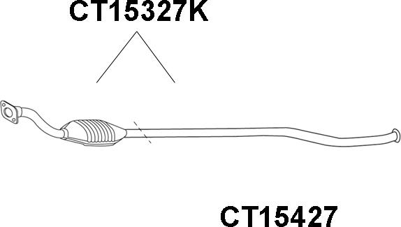 Veneporte CT15327K - Катализатор vvparts.bg