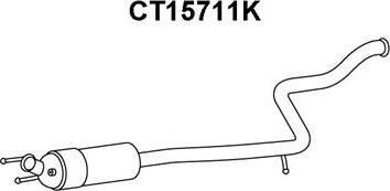 Veneporte CT15711K - Катализатор vvparts.bg