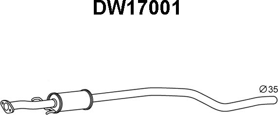 Veneporte DW17001 - Предно гърне vvparts.bg