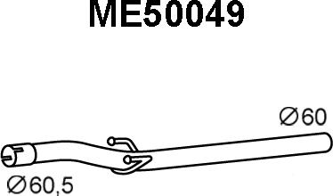 Veneporte ME50049 - Изпускателна тръба vvparts.bg