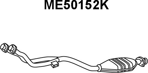 Veneporte ME50152K - Катализатор vvparts.bg