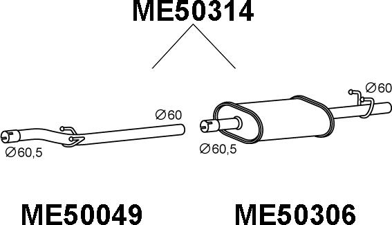 Veneporte ME50314 - Средно гърне vvparts.bg