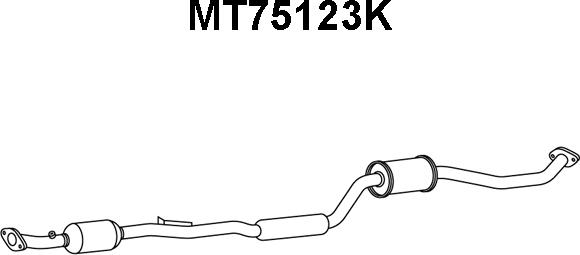 Veneporte MT75123K - Катализатор vvparts.bg