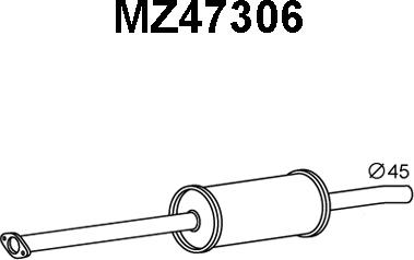 Veneporte MZ47306 - Предно гърне vvparts.bg