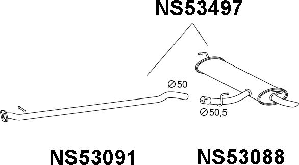 Veneporte NS53497 - Крайно гърне vvparts.bg