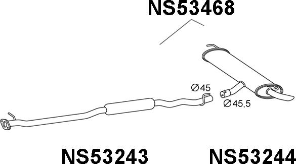 Veneporte NS53468 - Крайно гърне vvparts.bg