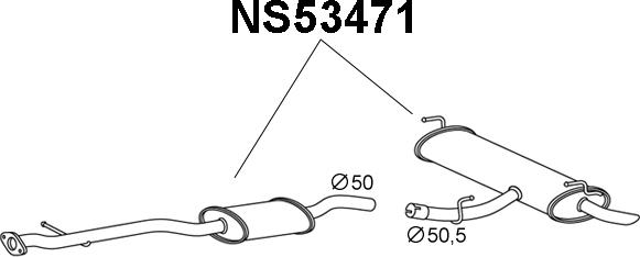 Veneporte NS53471 - Крайно гърне vvparts.bg