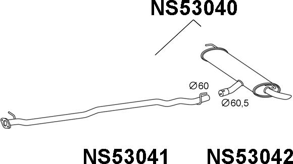 Veneporte NS53040 - Крайно гърне vvparts.bg