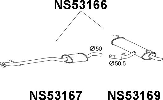 Veneporte NS53166 - Крайно гърне vvparts.bg