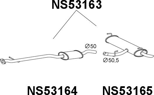 Veneporte NS53163 - Крайно гърне vvparts.bg