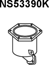 Veneporte NS53390K - Катализатор vvparts.bg