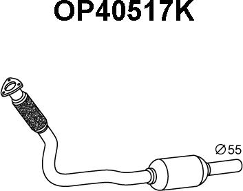 Veneporte OP40517K - Катализатор vvparts.bg