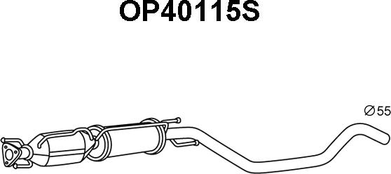 Veneporte OP40115S - Филтър за сажди / твърди частици, изпускателна система vvparts.bg