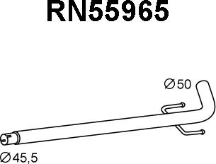 Veneporte RN55965 - Изпускателна тръба vvparts.bg