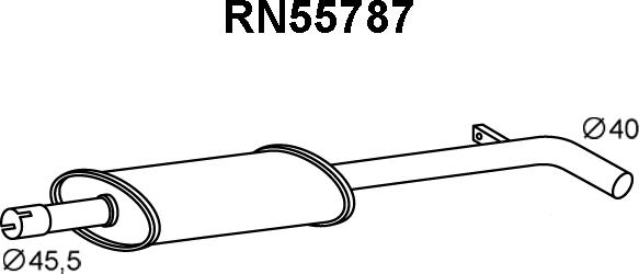 Veneporte RN55787 - Средно гърне vvparts.bg