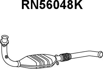 Veneporte RN56048K - Катализатор vvparts.bg