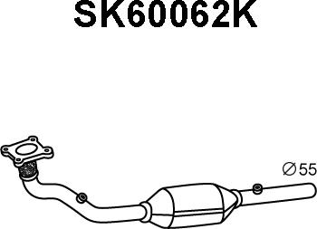 Veneporte SK60062K - Катализатор vvparts.bg