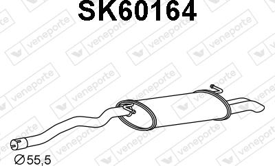 Veneporte SK60164 - Крайно гърне vvparts.bg